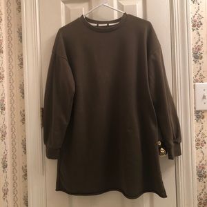 Forever 21 Olive Green Mini Dress